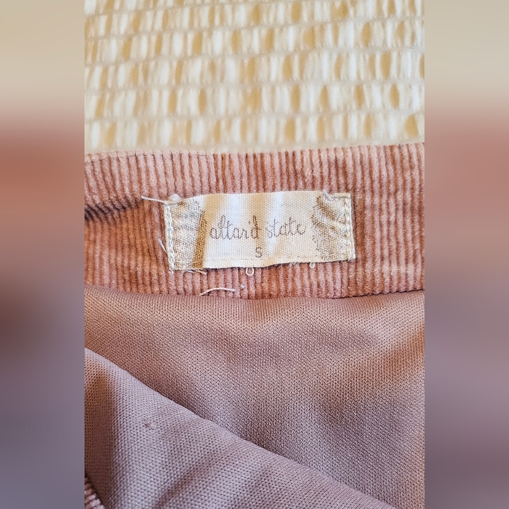 Altar'd State - Pink Corduroy Women's Skirt - Picture 4 of 7